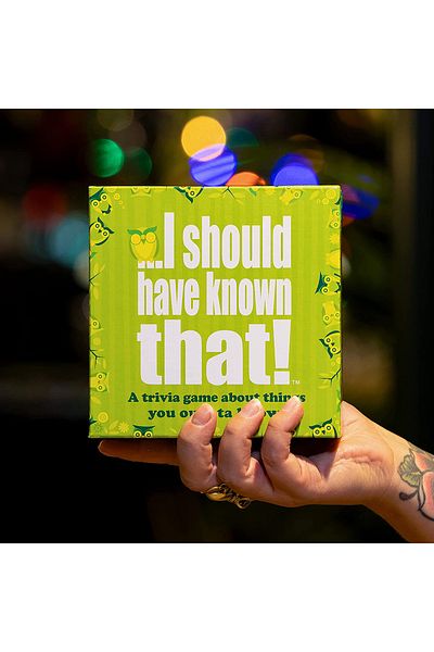 Choice I Should I Should Have Known That! Card Game Green Board Game 110 Cards With More Than 400 Questions