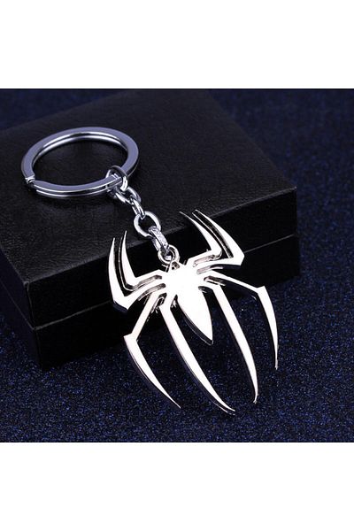 Choice Silver Cool Marvel Spiderman Anime Trinkets Keychain Backpack Accessories Keychain Y2k Charm Key Rin