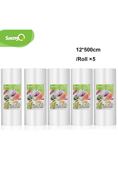 Choice 12cm-5pc Saengq Kitchen Bags For Vacuum Food Vacuum Sealer Bag Sous Vide Storage Sealer Bag Vacuum P