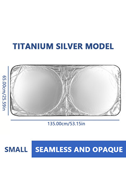 Choice غطاء واقي من الشمس للزجاج الأمامي للسيارة من SEAMETAL مقاس S قابل للطي، واقي من الشمس للنافذة الأمامية يحجب الأشعة فوق البنفسجية C