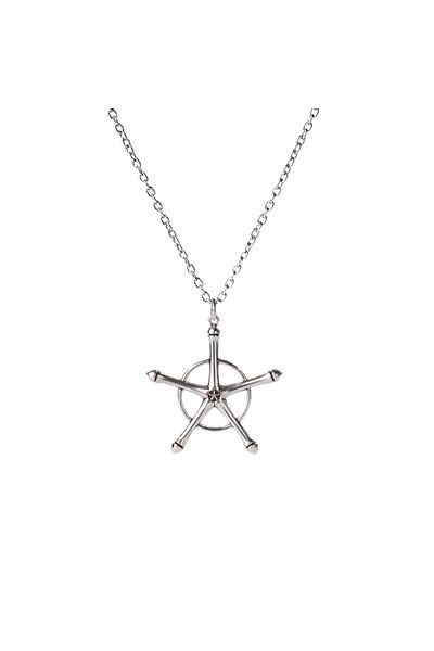 Choice N141 Anime Bleach Necklace Quincy Ishida Uryuu Cosplay Ginrei Gojiaku Amulet Alloy Choker Chain Brac