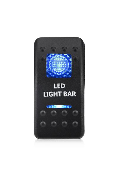Choice Led Light Bar 12v 24v Car Boat Rocker Toggle Switch Waterproof On/off 5 Pin Latching Marine Push But