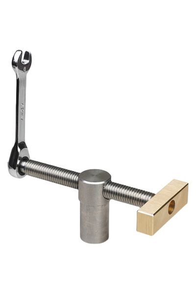 JIGHOLE A For 20mm Woodworking Desktop Clip Fast Fixed Clip Clamp Brass Fixture Vise For 19mm/20mm Hole Wood