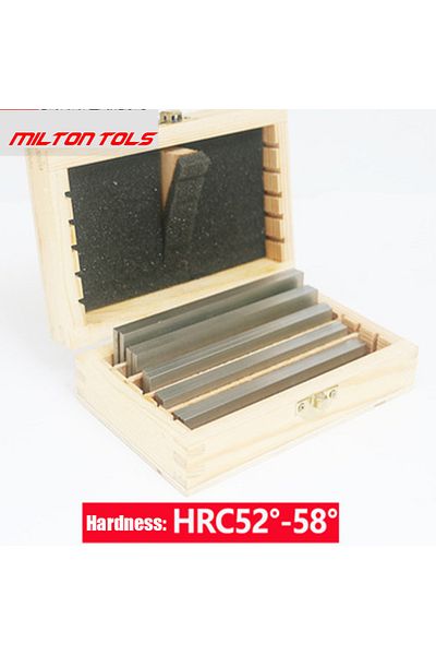 ETOPOO 6 Pairs 12Pcs Parallel Pad Gauge Block Alloy Steel CNC Milling Pads Set 120mm x (10-35Mm) for Vic...