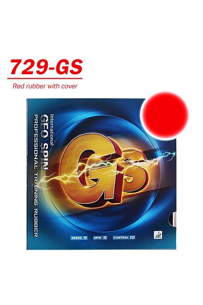 Choice Red With Cover 729 Friendship Gs Training Table Tennis Rubber Ritc Geo Spin Ping Pong Rubber Soft An