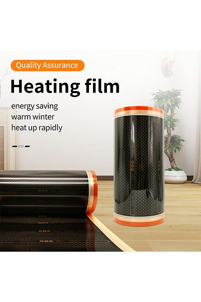 Choice 50 Cm 2 Clips 6 Pastes Minco Heat 240w/m2 New Graphene Ptc Heating Film Infrared Ac200~240v About 60