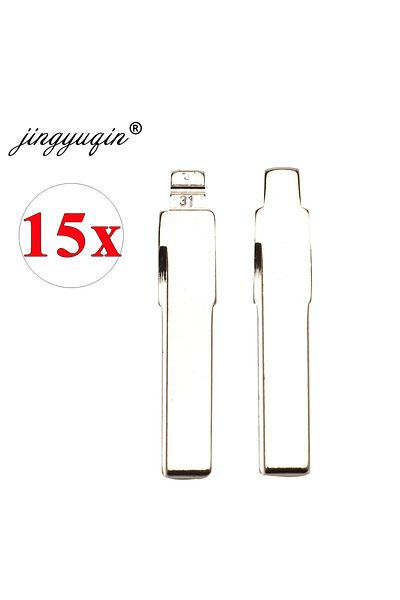 jingyuqin 15pcs/lot Haa Flip Remote Car Key Blanks For Audi Fit Vw Passat Bora Seat Skoda #31 Hu6...