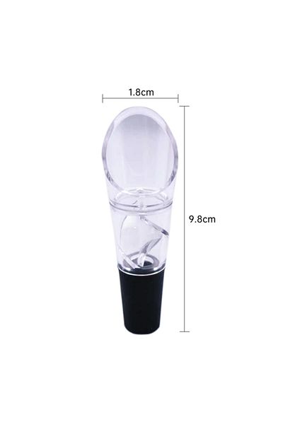 Choice No.6 Magic Wine Decanter Wine Aerator Pourer Spout Decanter Wine Aerator Quick Aerating Pouring Tool