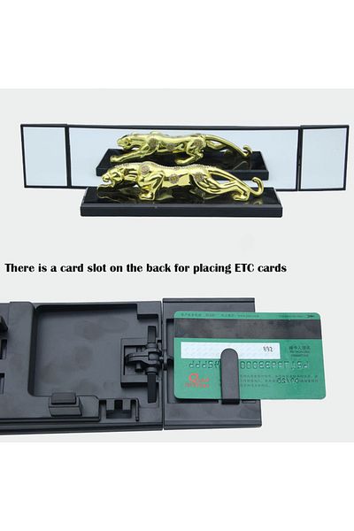 EAFC Black Car Clip On Rear View Mirror Convex Mirror Driving Safety Universal Wide Angle Rear View Mirro