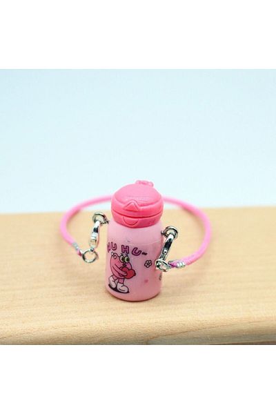 Choice Pink 1:12 Dollhouse Baby House Mini Water Bottle, Water Cup, Insulation Cup Model Ob1 Learning Scene