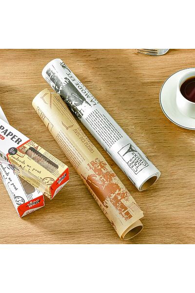 Choice Multicolor Oil-absorbing Paper Roll For Baking Or Meal Mat With Slide Cutter Easy To Cut &nonstick 8