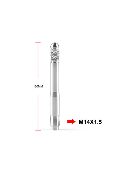 Choice M14 و 1.5 قطعة واحدة M12 M14x1.5 / 1.25 دبوس تعليق العجلة أداة محاذاة ...