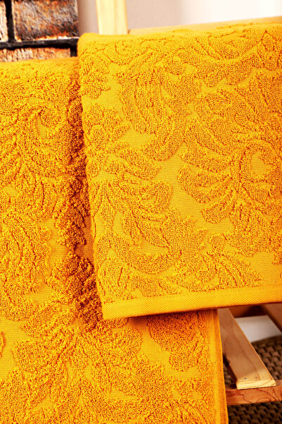 Mira Home 2-комплект жакардового рушника для ванної кімнати з візерунком