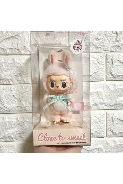 Choice With Box Mokoko 1st Mokoko 1st Spring Flower Sweetheart Pink Labubu Vinyl Doll Kawaii Backpack Penda