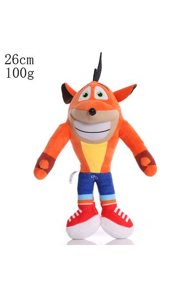 Choice 26cm Smile Wolf 26cm New Arrival Anime Crash Bandicoot Plush Toys Cartoon Animal Aku Aku Crash Soft