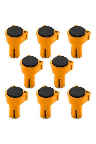 Choice 20mm 19mm 20mm 8pcs Nylon Bench Dogs Set Precision Woodworking Tool For Workbench Holes Anti-slip Ev