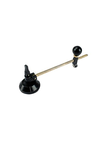 Choice Black Xl Professional Glass Cutter Round Cutting Tool With Round Handle And Suction Cup Adjustment C