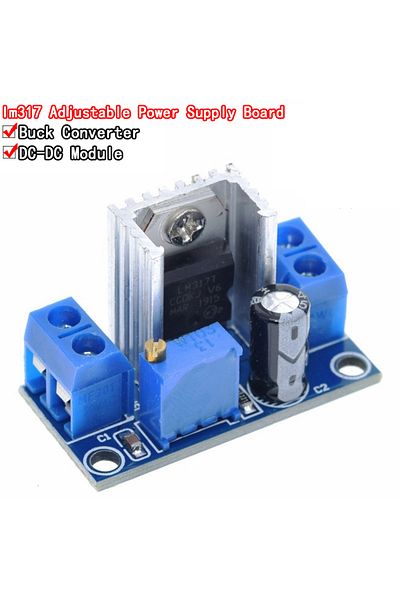 Choice LM317 DC-DC Converter Buck Step Down Circuit Board Module Linear Regulator LM317 Adjustable Volta...