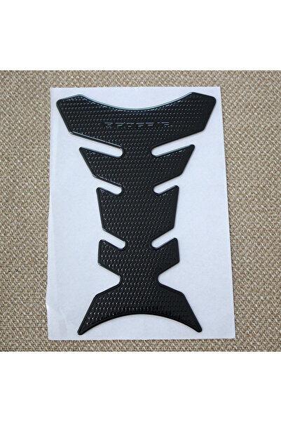 Choice ملصق خزان الوقود على شكل عظمة سمكة دراجة نارية سوداء، ملصق سيارة ثلاثي...