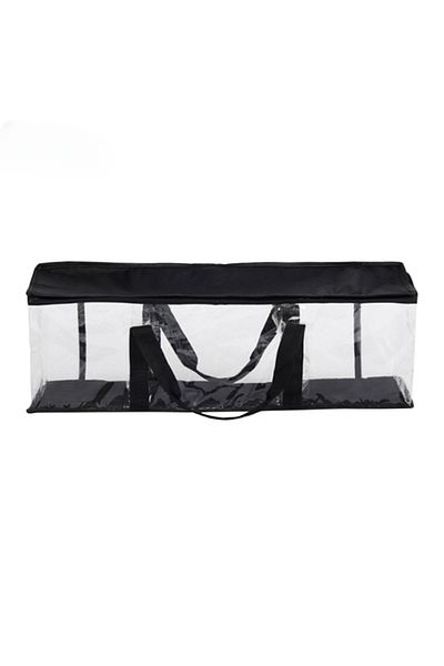 Choice Black Large Clear Holds Dvd Cd Storage Holder Easy Zip Closure Carry Bag Organizer Comic Book Storag