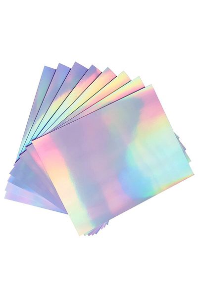 Choice Rainbow 10 Sheets 10sheets A4 Holographic Printable Sticker Paper For Ink Jet & Laser Printer Vinyl