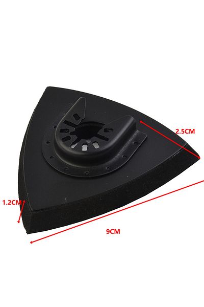 Choice 90mm 1pc Triangular Sanding Pads 80/90/93mm Multi-tool Blades Oscillating Tool Accessories For Power