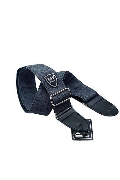 Choice S130black Retro Design Adjustable Embroidered Cotton Guitar Strap Widening And Thickening For Electr