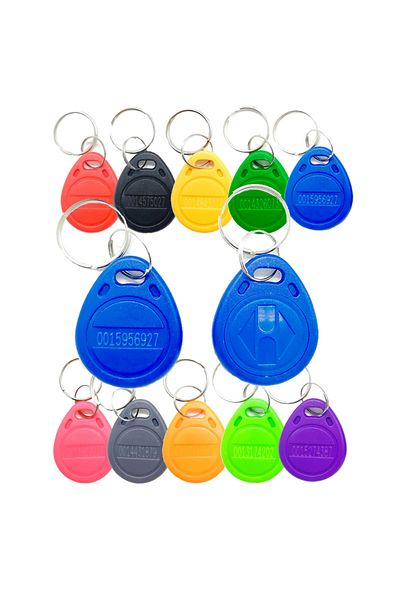 Choice Army Green 100pcs Rfid Tag 125khz Rfid Card Proximity Keyfobs Key Fob Access Control Smart Card 10 C