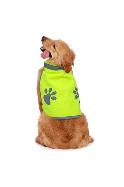 Choice L Reflective Dog Safety Vest High Visibility Fluorescent Pet Hi Vis Jacket Coat Dog Jacket Outdoor .