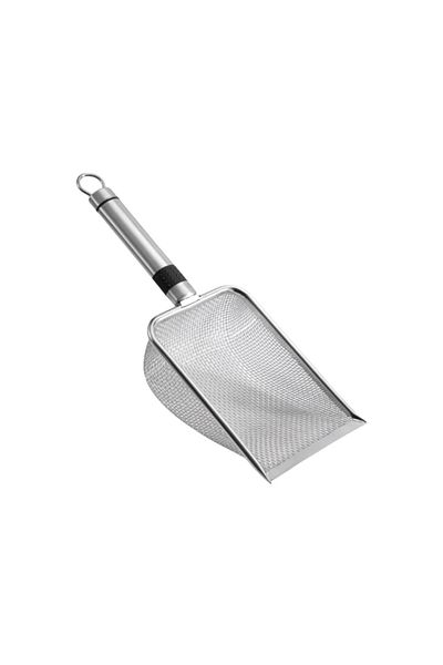 Choice Silver Pet Cleaning Tool Metal Aluminum Alloy Cat Litter Scoop Stainless Steel Durable Handle Pet Po