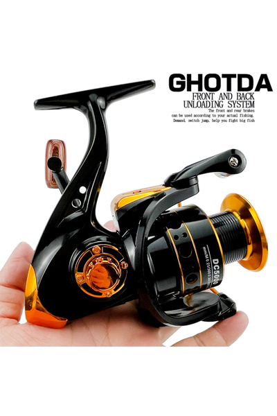 Choice3 6000 Series Metal Spool Spinning Fishing Reel 1000-7000 Series Fishin...