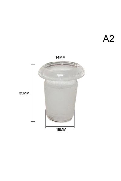 Choice A2 1pcs Glass Expander Reducer Adapter Connector For Glass Hookah Pipe