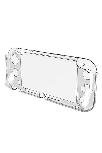 LONGPEAN Transparent For Nintendo Switch Lite Transparent Clear Shockproof Protective Hard Case Cover