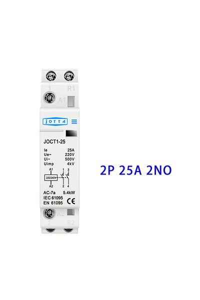 Choice 2p 25a 2no 2p 16a/20a/25a 220v/230v 50/60hz Din Rail Household Ac Contactor 1no 1nc/2no/2nc For Sma