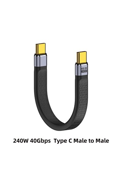choice2 G-G Straight PD 240W 5A Type C to USB C Fast Charging Cable USB 4.0 G...