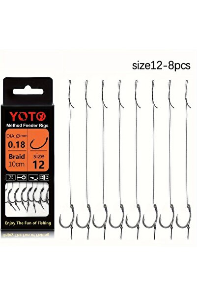 Choice حجم 12 طريقة YOTO نوع تغذية الصيد حبل صوف 8 قطع 4 "خط مضفر طريقة نوع ا...
