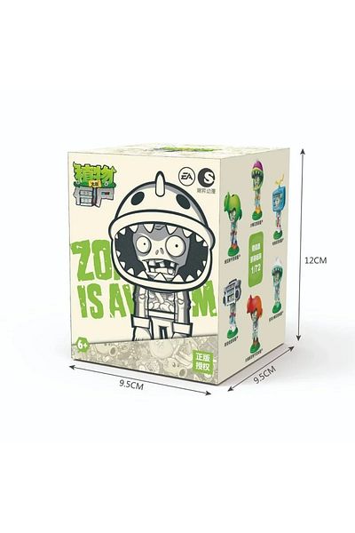 Choice Random Box Genuine Plants Vs Zombies Cosplay Action Figure Blocks Peashooter Sunflower Action Assemb
