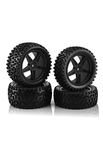 Choice 4 قطع من إطارات RS السوداء المقاومة للتآكل على الطرق الوعرة مع حافة عج...