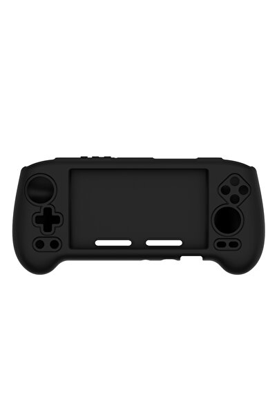 APWIKOGER حافظة سوداء لجهاز الألعاب ANBERNIC RG556 حافظة سيليكون ناعمة مقاومة...