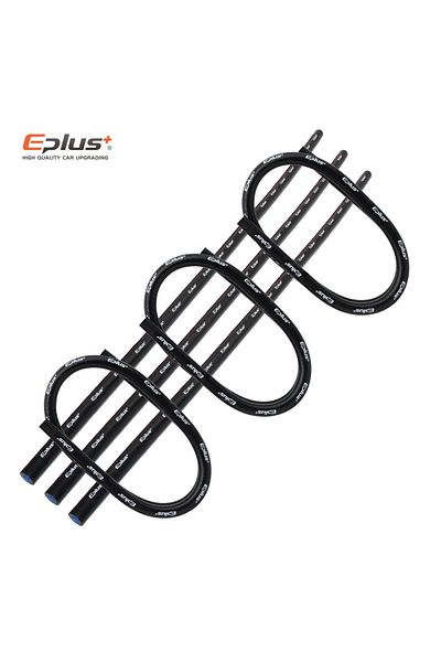 Choice I D 8mm Eplus 4-layer 1m Polyester Silicone Hose High-temperature Resistant Car Engine Tubing Black