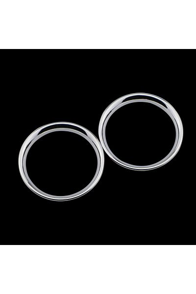 Choice 2Pcs Car Air A/C Vent Ring Cover Trim Frame Sticker for Nissan Micra March K13 2011 2012 2013 201...