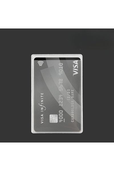 Choice Smooth Surface 12pcs 12pcs Pvc Waterproof Transparent Card Holder Plastic Card Id Holders Case To Pr