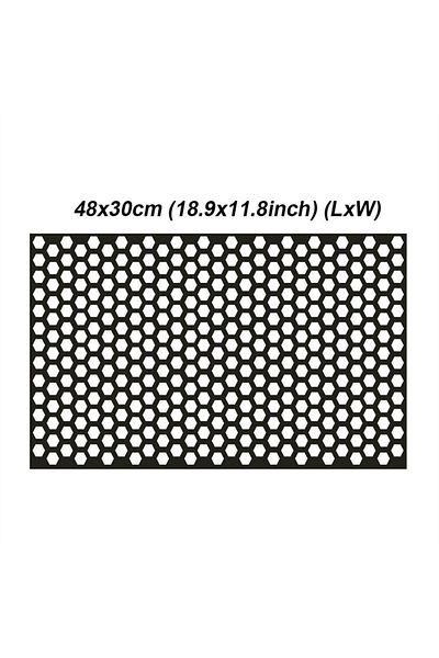 Choice Black Car Honeycomb Stickers Car Stylish Tail Lights Diy Hollow Protector Decals Auto Rear Lamp Deco