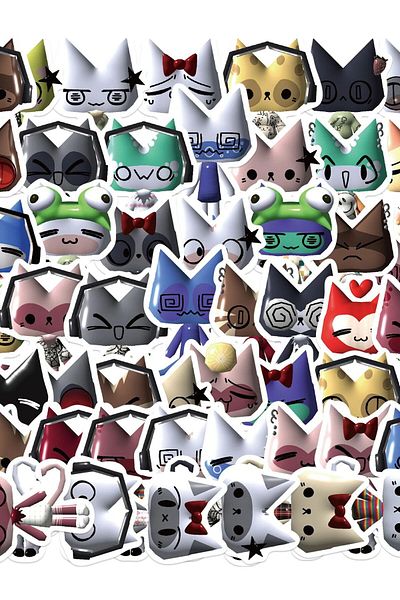 Choice 52pcs 52pcs Toro Inoue Cat Cartoon Stickers Cute Vinyl Decals Diy Bike Travel Suitcase Guitar Laptop