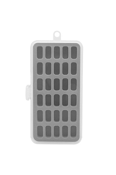 Choice Grey 30 Grid Bobbin Storage Boxes Empty Plastic Thickened Sponge Clear Bobbin Storage Box For Househ