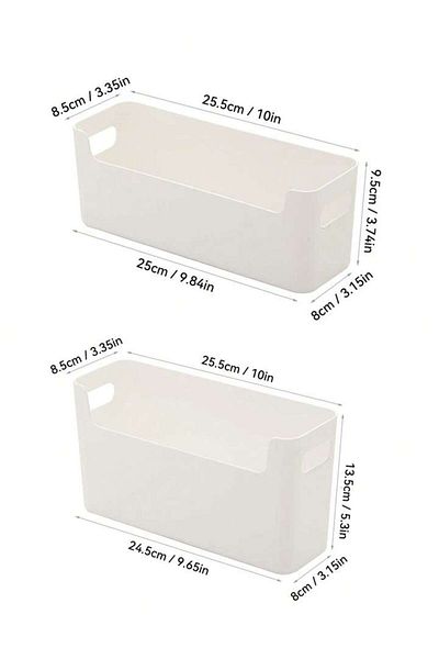 Choice A Style White 2pcs Worthbuy Multifunctional Plastic Storage Rack Holder Punch Free Wall-mounte Stora