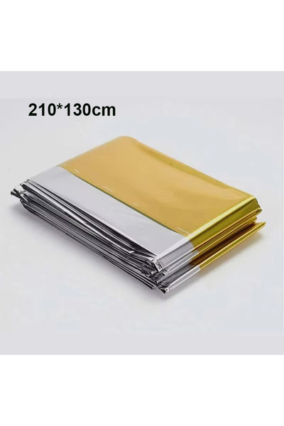 Choice1 130x210cm Gold Gold/Silver Emergency And Survival Foil Thermal Space ...