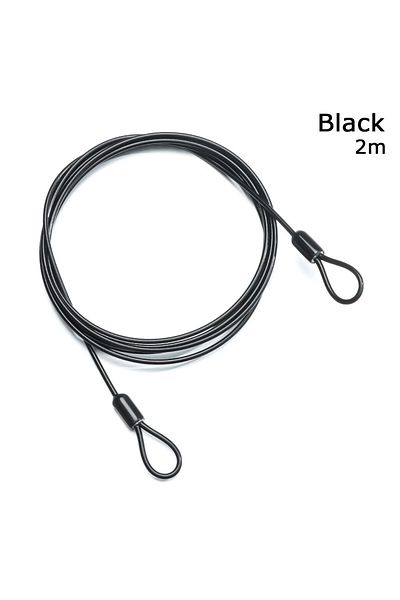 Choice Black-2 Meters 0.5/1/2m Bicycle Accessories Bicycle Lock Wire Cycling Strong Steel Cable Lock Mtb Ro