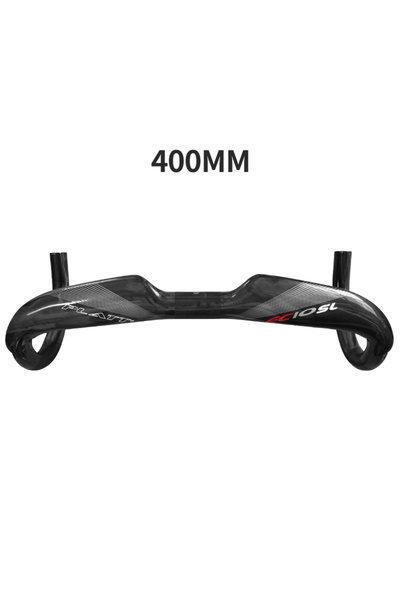 Choice مقبض دراجة من ألياف الكربون مقاس 400 مم بدون مقياس، مقبض دراجة من أليا...