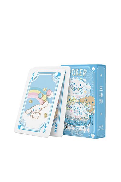 Choice 1 لعبة البوكر من Sanrio، رسوم متحركة Kawaii، كورومي، هيلو كيتي، سينامورول، ميلودي، أطفال يلعبون، مقتنيات الهوايات.